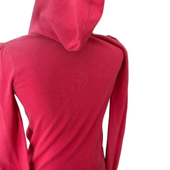 Red Hooded Cardigan with Bow – Lux Size S - Picture 4 of 5